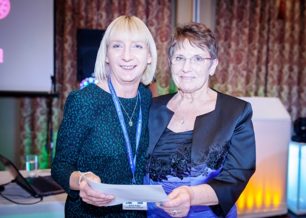Jackie Ridge, Corporate Partnership & Legacy Manager from St. Michael’s Hospice and Marion Cornick MBE