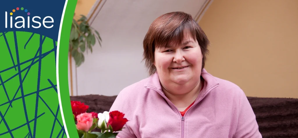 A calm and safe bedroom space at Ashwood House following progress in a hoarding support journey with Liaise