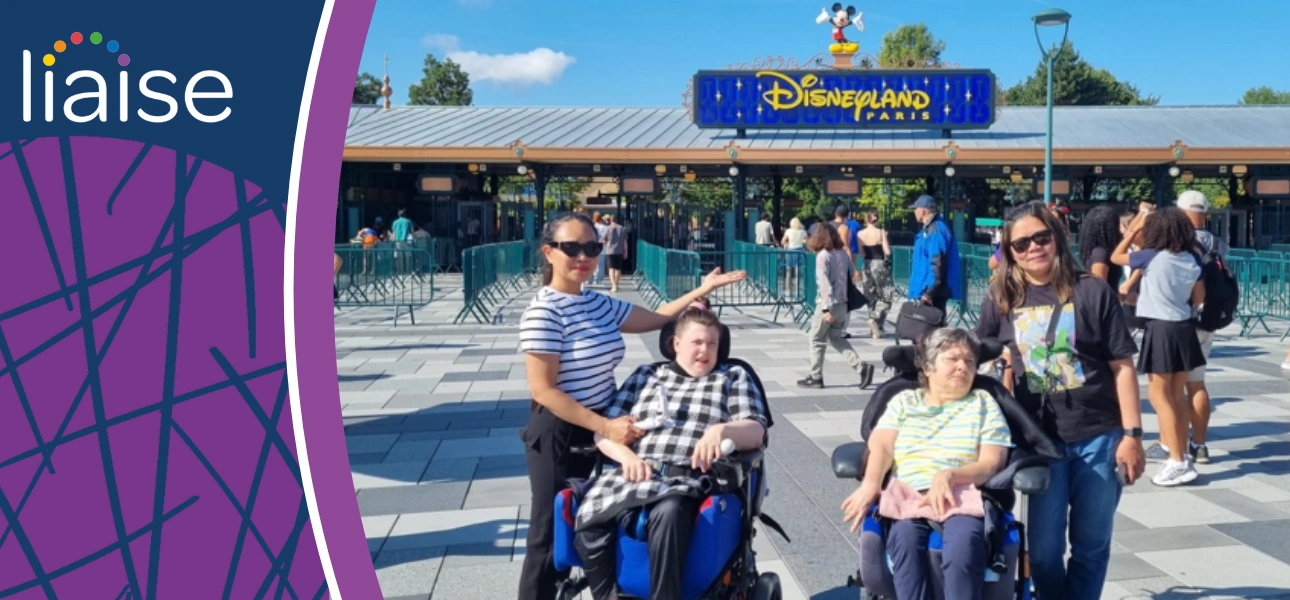 Group from Lulworth & Blake enjoying their magical Disneyland Paris trip with smiles and rides