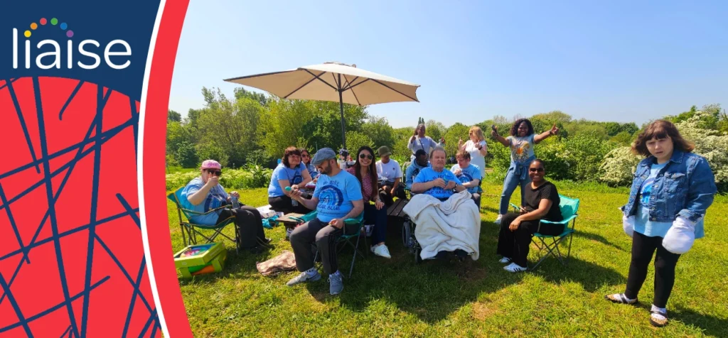 Crossbrook residents enjoying Autism Awareness Month activities
