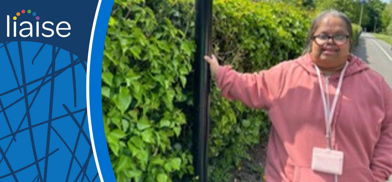 Charlotte enjoying her new home at Cornfields with Liaise support