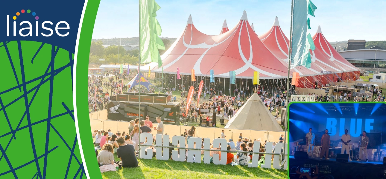 Tina at The Rolling Circus concert in Norwich, enjoying her independent day out with Liaise