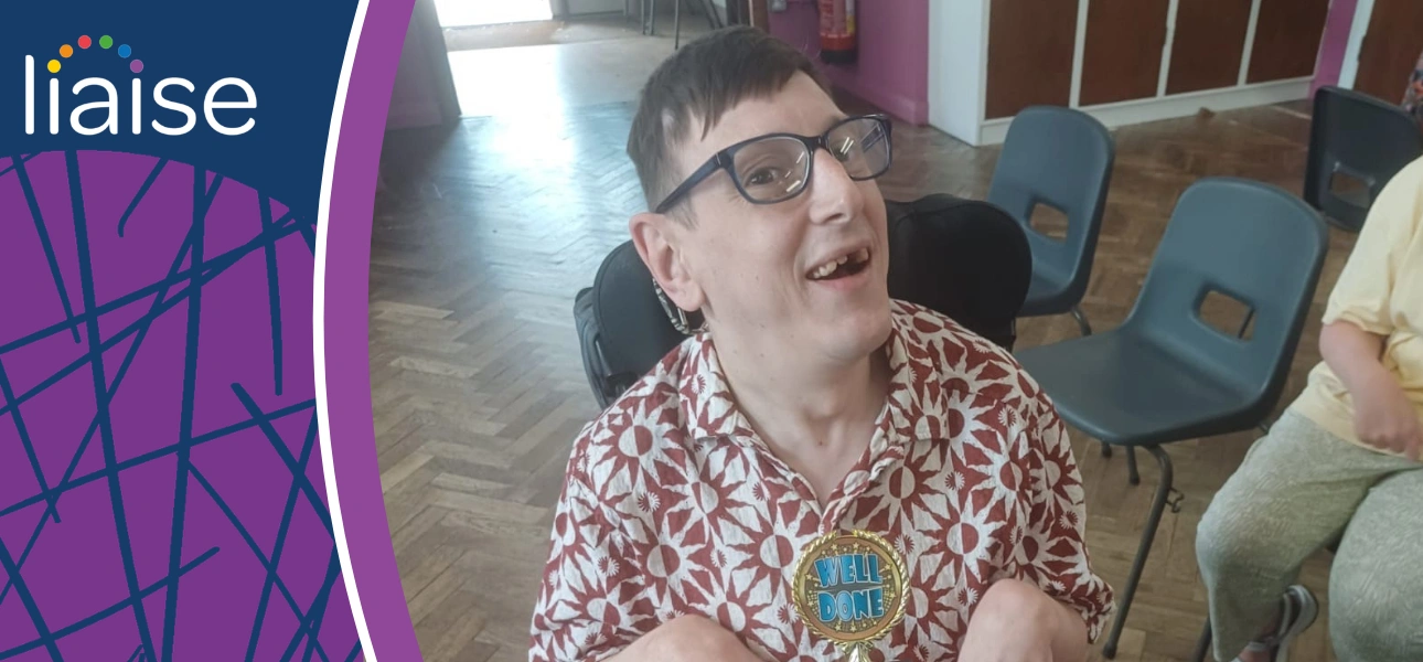 DL thriving through community and choice at PHAB Club, participating in activities and building confidence