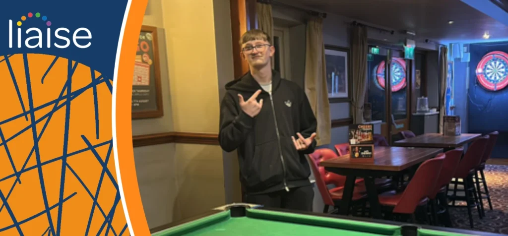 Sunny enjoying Positivity Through Community Activities in a local pub